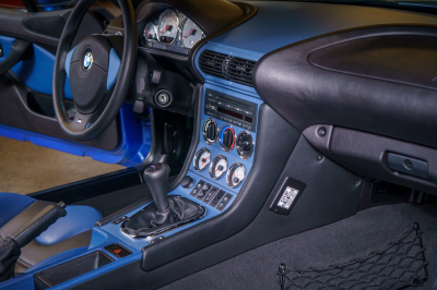 2002 BMW M Coupe in Estoril Blue Metallic over Estoril Blue & Black Nappa