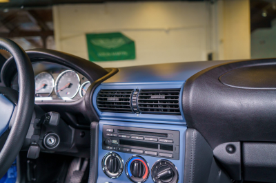 2002 BMW M Coupe in Estoril Blue Metallic over Estoril Blue & Black Nappa