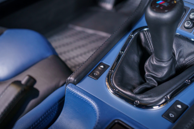2002 BMW M Coupe in Estoril Blue Metallic over Estoril Blue & Black Nappa