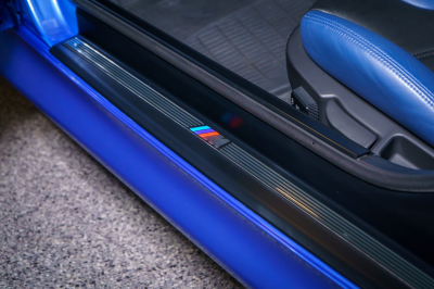 2002 BMW M Coupe in Estoril Blue Metallic over Estoril Blue & Black Nappa