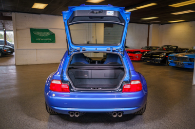 2002 BMW M Coupe in Estoril Blue Metallic over Estoril Blue & Black Nappa