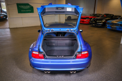 2002 BMW M Coupe in Estoril Blue Metallic over Estoril Blue & Black Nappa