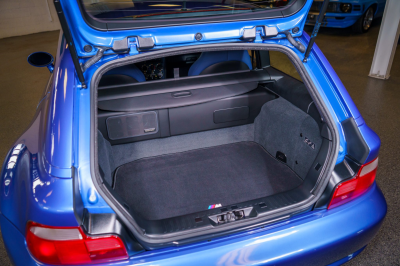 2002 BMW M Coupe in Estoril Blue Metallic over Estoril Blue & Black Nappa