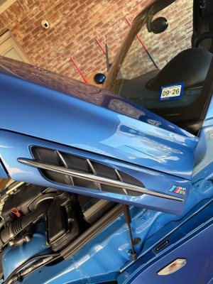 2002 BMW M Coupe in Estoril Blue Metallic over Estoril Blue & Black Nappa