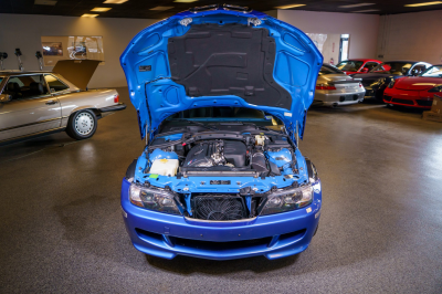 2002 BMW M Coupe in Estoril Blue Metallic over Estoril Blue & Black Nappa