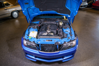 2002 BMW M Coupe in Estoril Blue Metallic over Estoril Blue & Black Nappa