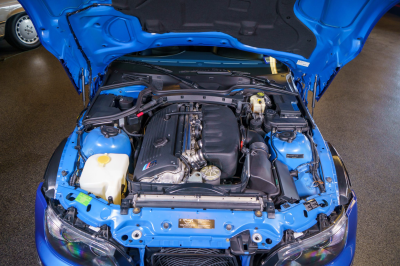 2002 BMW M Coupe in Estoril Blue Metallic over Estoril Blue & Black Nappa