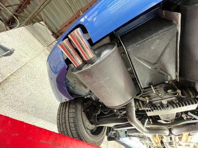 2002 BMW M Coupe in Estoril Blue Metallic over Estoril Blue & Black Nappa