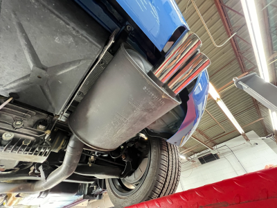 2002 BMW M Coupe in Estoril Blue Metallic over Estoril Blue & Black Nappa