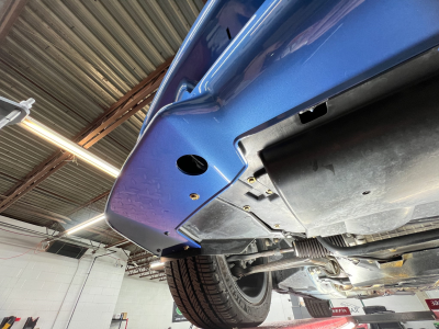 2002 BMW M Coupe in Estoril Blue Metallic over Estoril Blue & Black Nappa