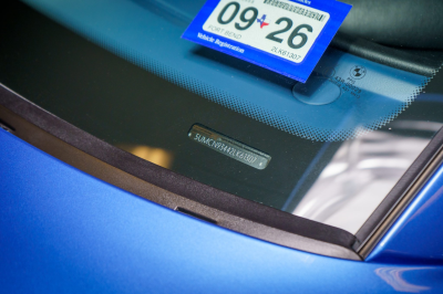 2002 BMW M Coupe in Estoril Blue Metallic over Estoril Blue & Black Nappa