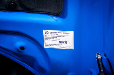 2002 BMW M Coupe in Estoril Blue Metallic over Estoril Blue & Black Nappa
