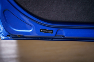 2002 BMW M Coupe in Estoril Blue Metallic over Estoril Blue & Black Nappa