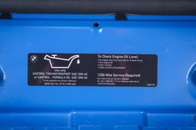 2002 BMW M Coupe in Estoril Blue Metallic over Estoril Blue & Black Nappa
