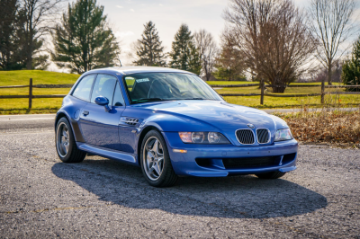 2002 BMW M Coupe in Estoril Blue Metallic over Estoril Blue & Black Nappa