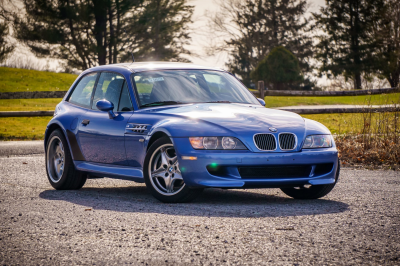 2002 BMW M Coupe in Estoril Blue Metallic over Estoril Blue & Black Nappa