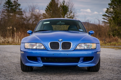 2002 BMW M Coupe in Estoril Blue Metallic over Estoril Blue & Black Nappa