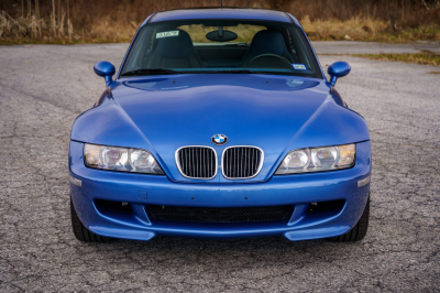 2002 BMW M Coupe in Estoril Blue Metallic over Estoril Blue & Black Nappa