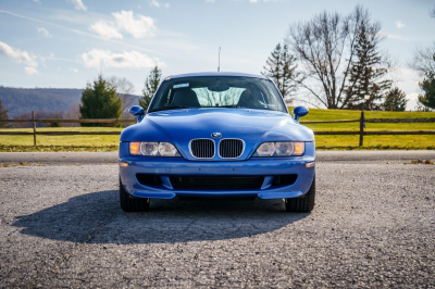 2002 BMW M Coupe in Estoril Blue Metallic over Estoril Blue & Black Nappa