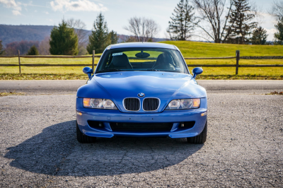 2002 BMW M Coupe in Estoril Blue Metallic over Estoril Blue & Black Nappa