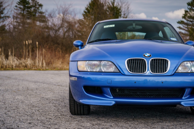 2002 BMW M Coupe in Estoril Blue Metallic over Estoril Blue & Black Nappa