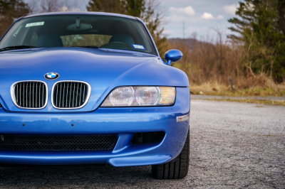 2002 BMW M Coupe in Estoril Blue Metallic over Estoril Blue & Black Nappa