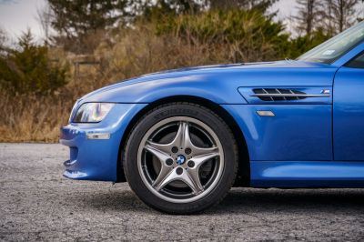 2002 BMW M Coupe in Estoril Blue Metallic over Estoril Blue & Black Nappa