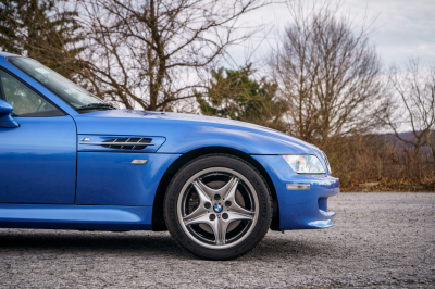 2002 BMW M Coupe in Estoril Blue Metallic over Estoril Blue & Black Nappa