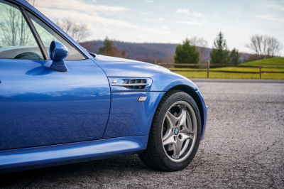 2002 BMW M Coupe in Estoril Blue Metallic over Estoril Blue & Black Nappa