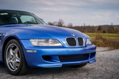 2002 BMW M Coupe in Estoril Blue Metallic over Estoril Blue & Black Nappa