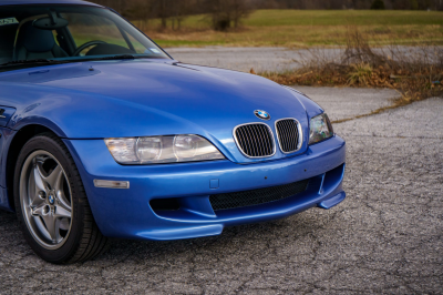 2002 BMW M Coupe in Estoril Blue Metallic over Estoril Blue & Black Nappa