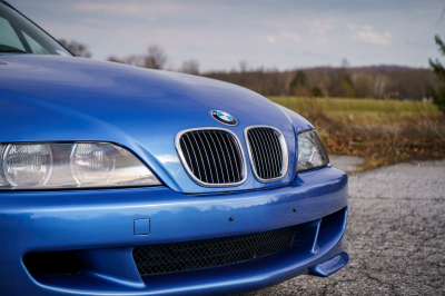 2002 BMW M Coupe in Estoril Blue Metallic over Estoril Blue & Black Nappa