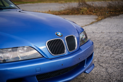 2002 BMW M Coupe in Estoril Blue Metallic over Estoril Blue & Black Nappa
