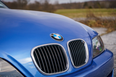 2002 BMW M Coupe in Estoril Blue Metallic over Estoril Blue & Black Nappa