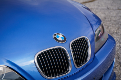 2002 BMW M Coupe in Estoril Blue Metallic over Estoril Blue & Black Nappa