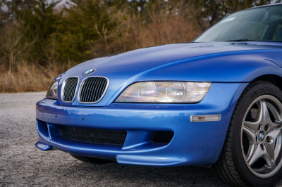 2002 BMW M Coupe in Estoril Blue Metallic over Estoril Blue & Black Nappa