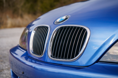 2002 BMW M Coupe in Estoril Blue Metallic over Estoril Blue & Black Nappa
