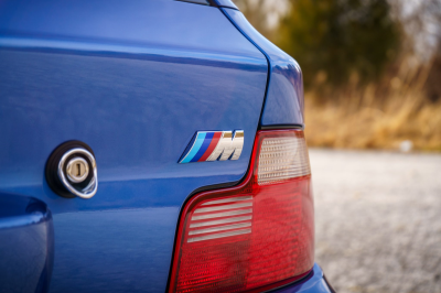 2002 BMW M Coupe in Estoril Blue Metallic over Estoril Blue & Black Nappa