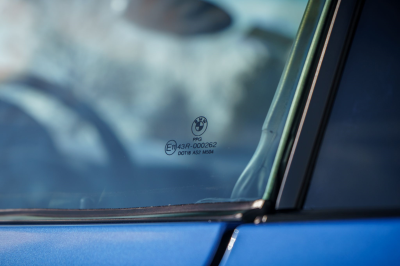 2002 BMW M Coupe in Estoril Blue Metallic over Estoril Blue & Black Nappa