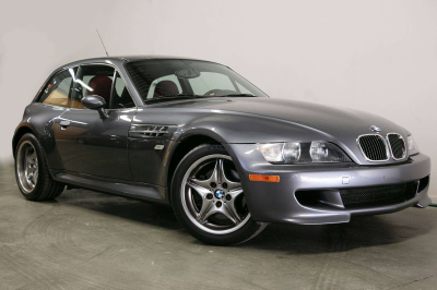 2002 BMW M Coupe in Steel Gray Metallic over Imola Red & Black Nappa
