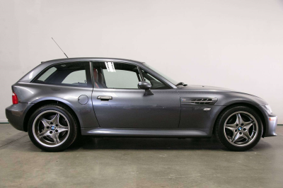 2002 BMW M Coupe in Steel Gray Metallic over Imola Red & Black Nappa