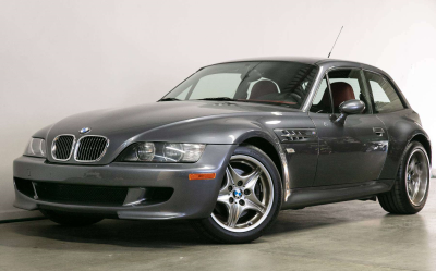 2002 BMW M Coupe in Steel Gray Metallic over Imola Red & Black Nappa