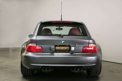 2002 BMW M Coupe in Steel Gray Metallic over Imola Red & Black Nappa