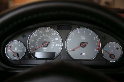 2002 BMW M Coupe in Steel Gray Metallic over Imola Red & Black Nappa