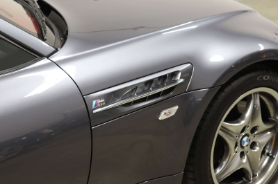 2002 BMW M Coupe in Steel Gray Metallic over Imola Red & Black Nappa