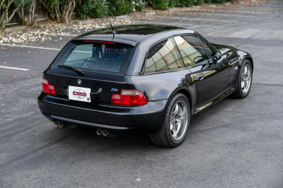 2002 BMW M Coupe in Black Sapphire Metallic over Imola Red & Black Nappa