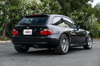 2002 BMW M Coupe in Black Sapphire Metallic over Imola Red & Black Nappa