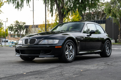 2002 BMW M Coupe in Black Sapphire Metallic over Imola Red & Black Nappa