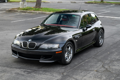 2002 BMW M Coupe in Black Sapphire Metallic over Imola Red & Black Nappa