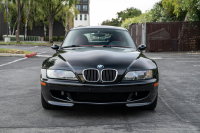 2002 BMW M Coupe in Black Sapphire Metallic over Imola Red & Black Nappa
